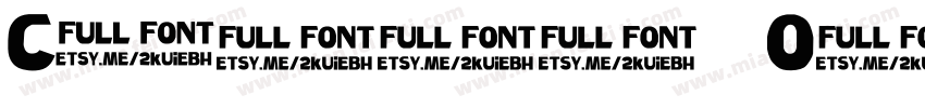 Carson Outline Bold字体转换